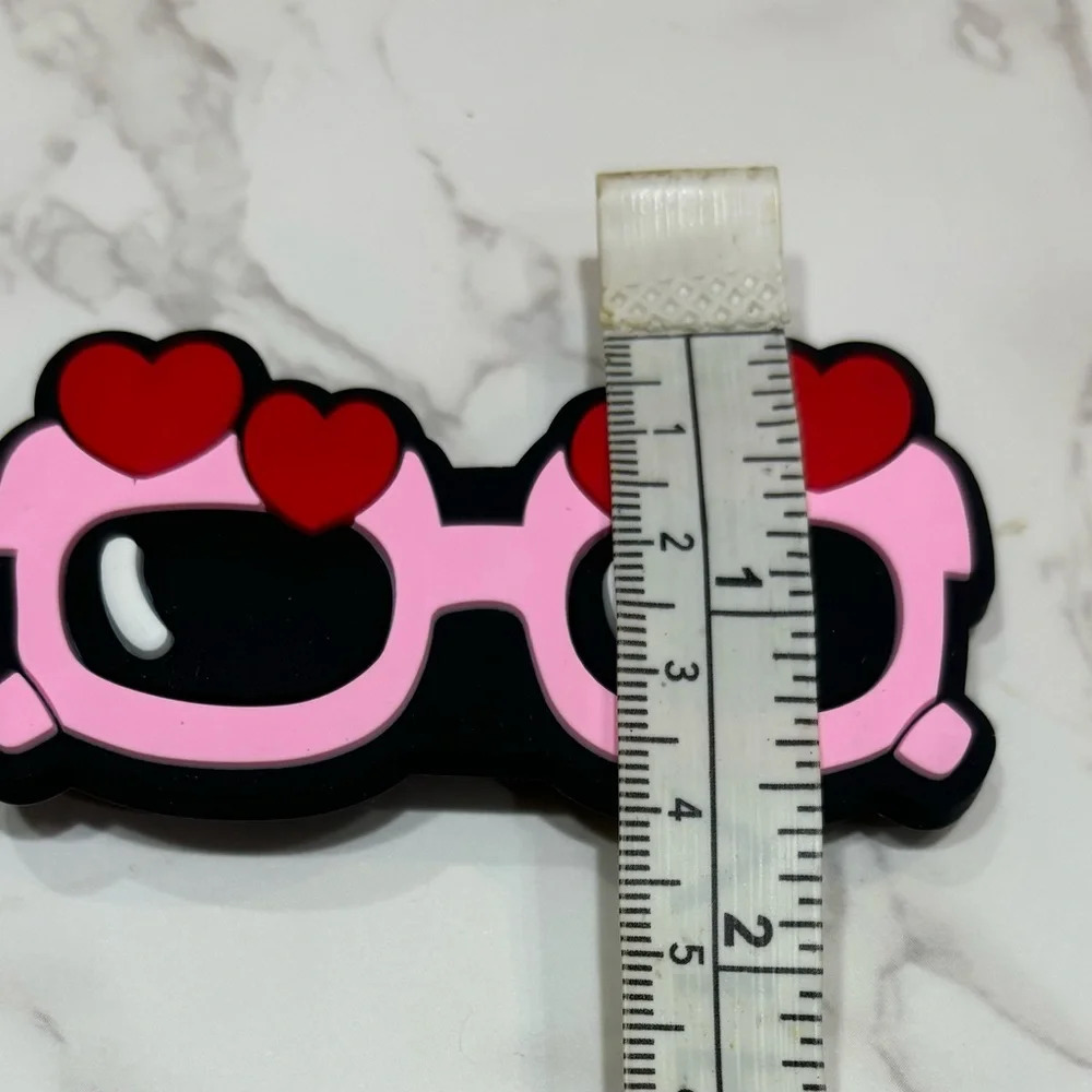 New XL Pink Sunglasses Bag Charm - Picture 3 of 4